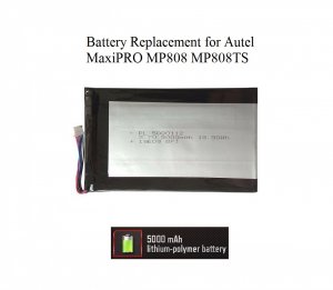 Battery Replacement for Autel MaxiPRO MP808 MP808TS MP808K